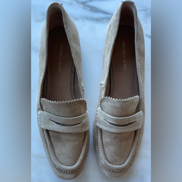 Veronica Beard Alyssa Penny Loafer, Sand, Size 7.5 - Picture 9 of 15